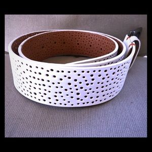 Ted Baker * White Leather Belt * Beautiful